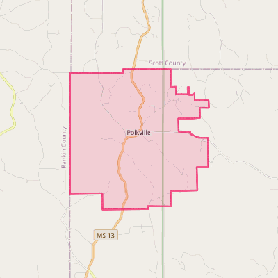 Map of Polkville