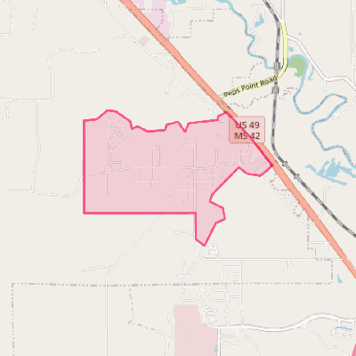 Map of Rawls Springs
