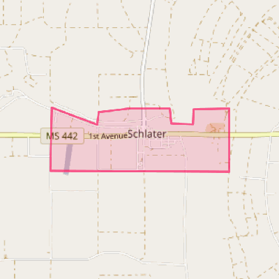 Map of Schlater