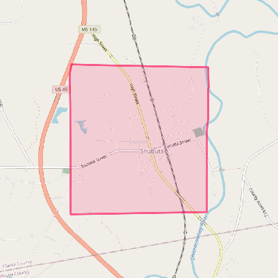 Map of Shubuta