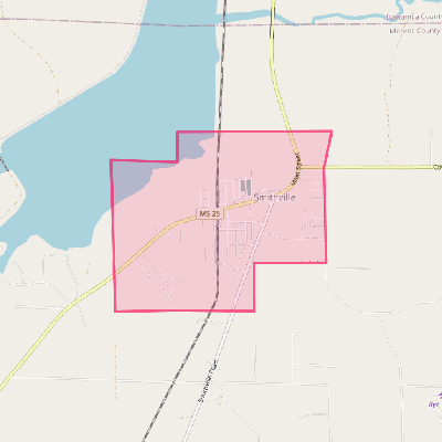 Map of Smithville