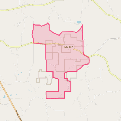 Map of Standing Pine