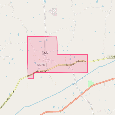 Map of Taylor