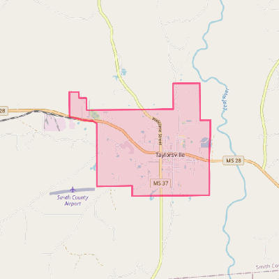 Map of Taylorsville