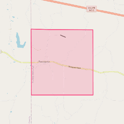 Map of Toccopola