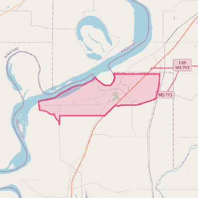 Map of Tunica Resorts