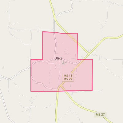 Map of Utica