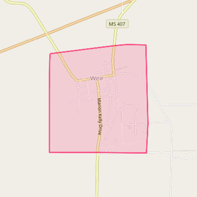 Map of Weir