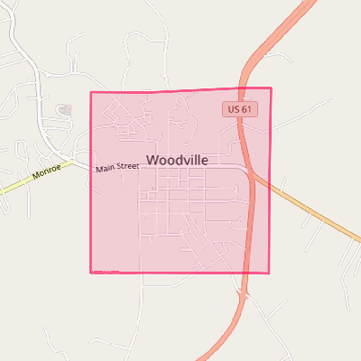 Map of Woodville