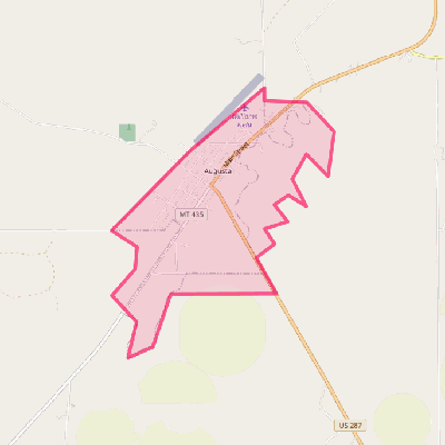 Map of Augusta