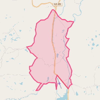 Map of Babb