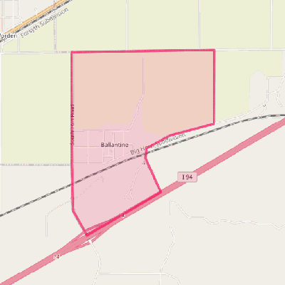 Map of Ballantine