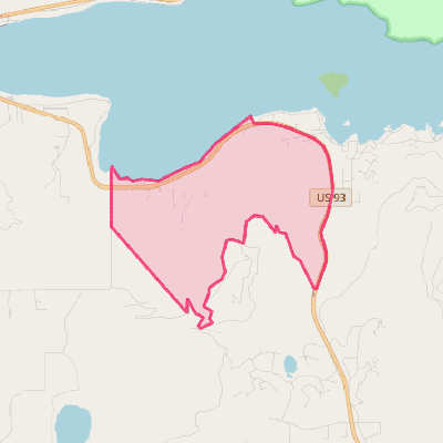 Map of Big Arm