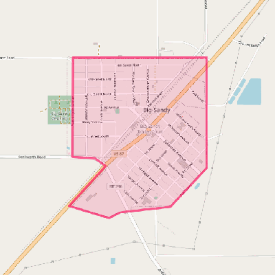 Map of Big Sandy