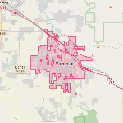 Map of Bozeman