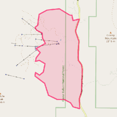 Map of Bridger