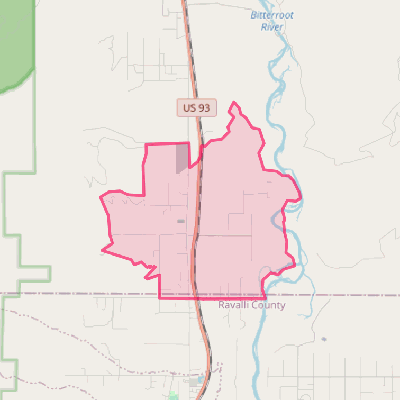 Map of Carlton