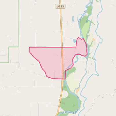 Map of Charlos Heights