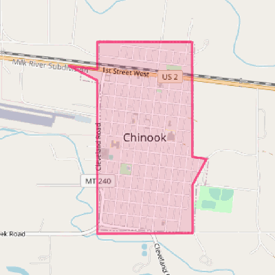 Map of Chinook