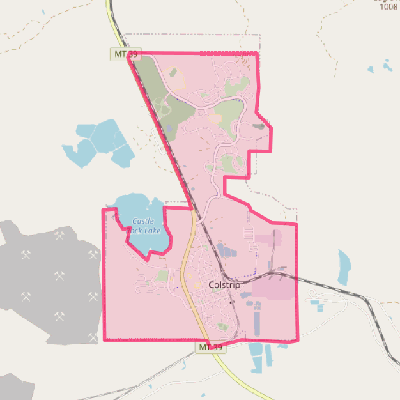 Map of Colstrip