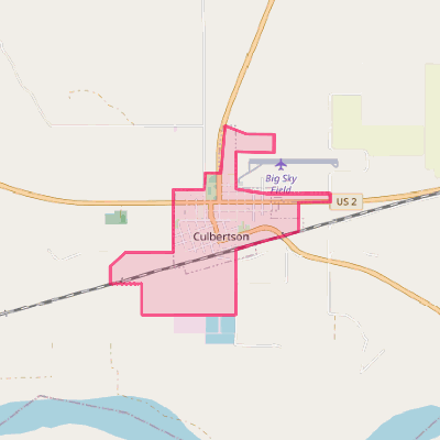 Map of Culbertson