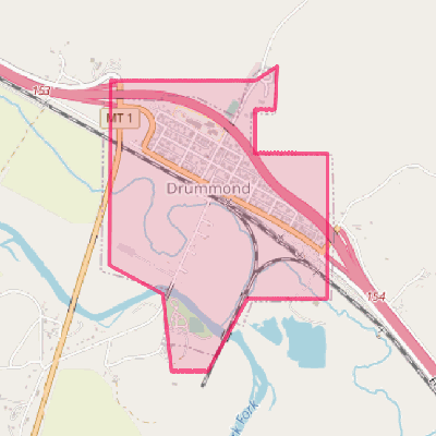 Map of Drummond