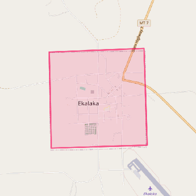 Map of Ekalaka