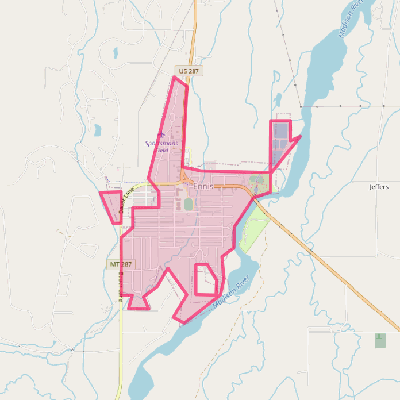 Map of Ennis