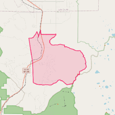 Map of Evaro