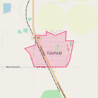 Map of Fairfield