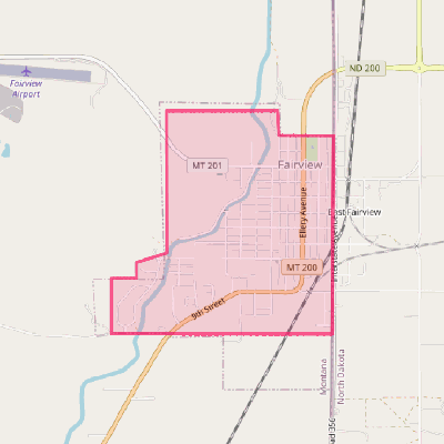 Map of Fairview