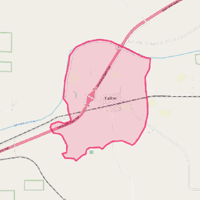 Map of Fallon