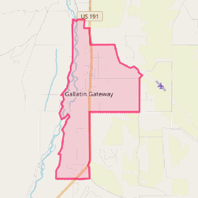 Map of Gallatin Gateway