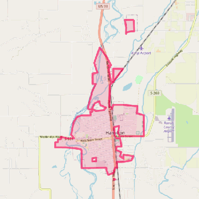 Map of Hamilton