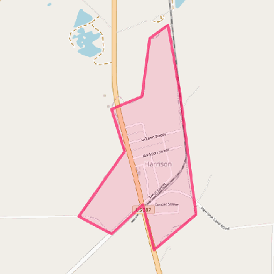Map of Harrison