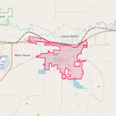 Map of Havre