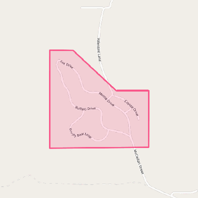 Map of Hebgen Lake Estates