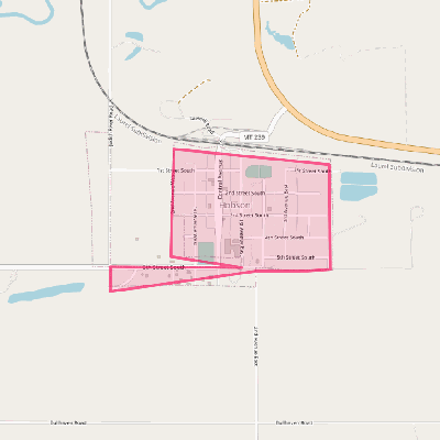 Map of Hobson