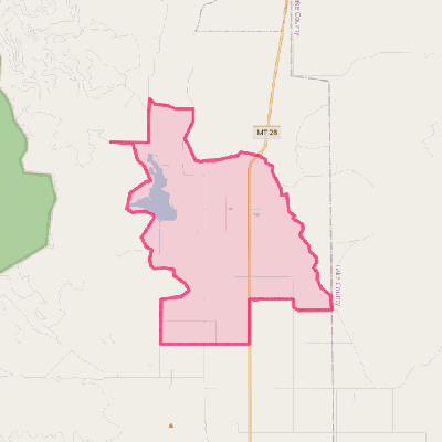 Map of Lonepine