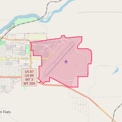 Map of Malmstrom AFB