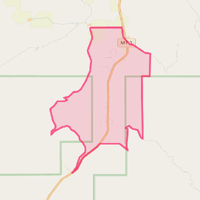 Map of Maxville