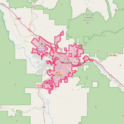 Map of Missoula