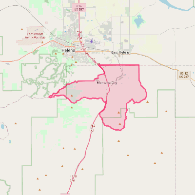 Map of Montana City