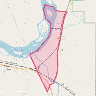 Map of Old Agency