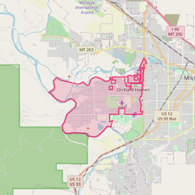 Map of Orchard Homes