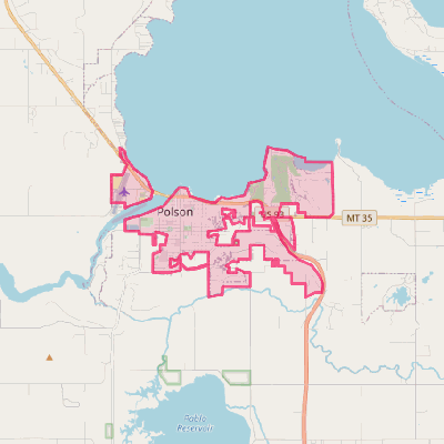 Map of Polson