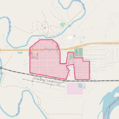 Map of Poplar