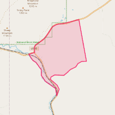 Map of Ravalli