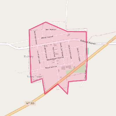 Map of Richey