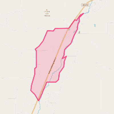 Map of Roberts